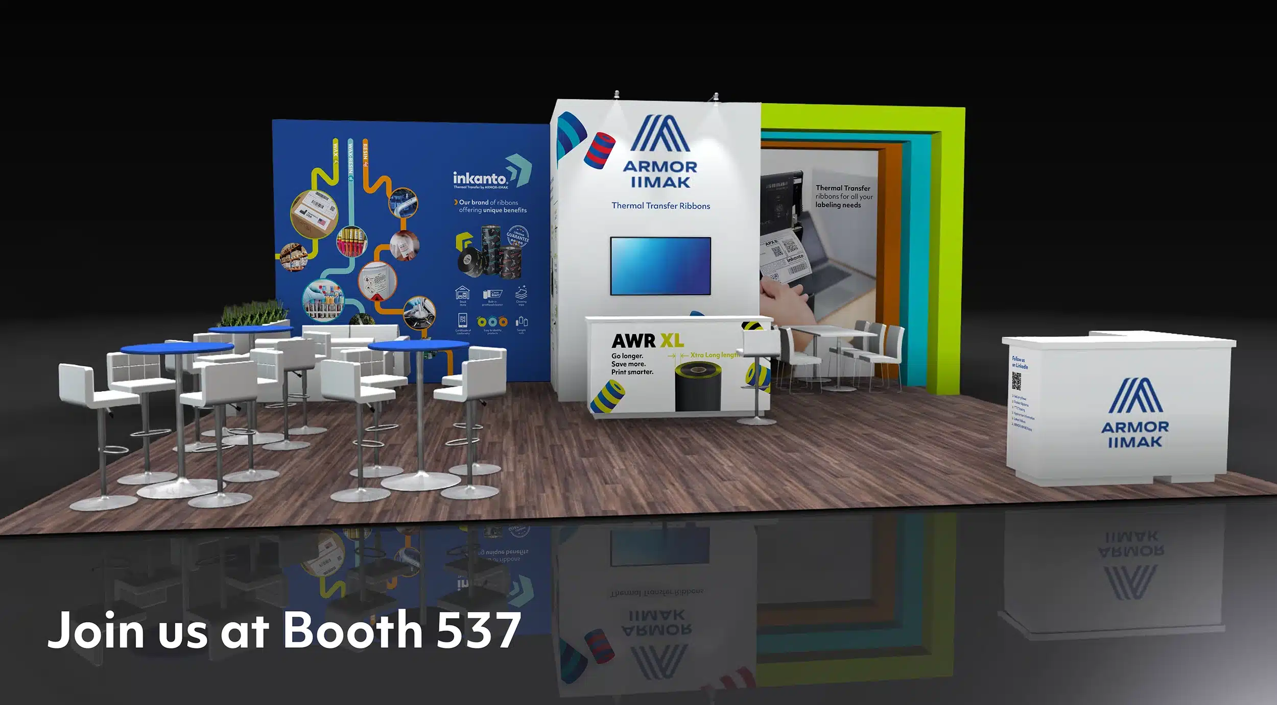 armor iimak loupe americas booth render front